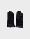 Women Leather Gloves | Black